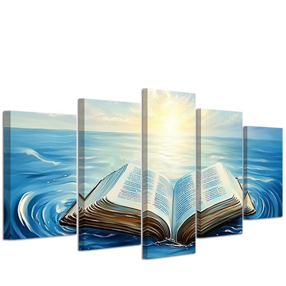 5 Piece Bible Wall Art