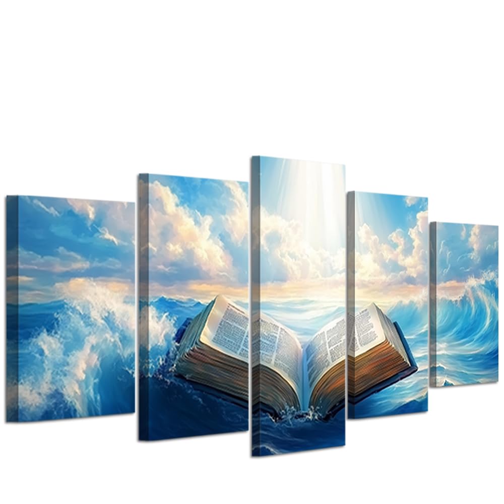 5 Piece Bible Wall Art