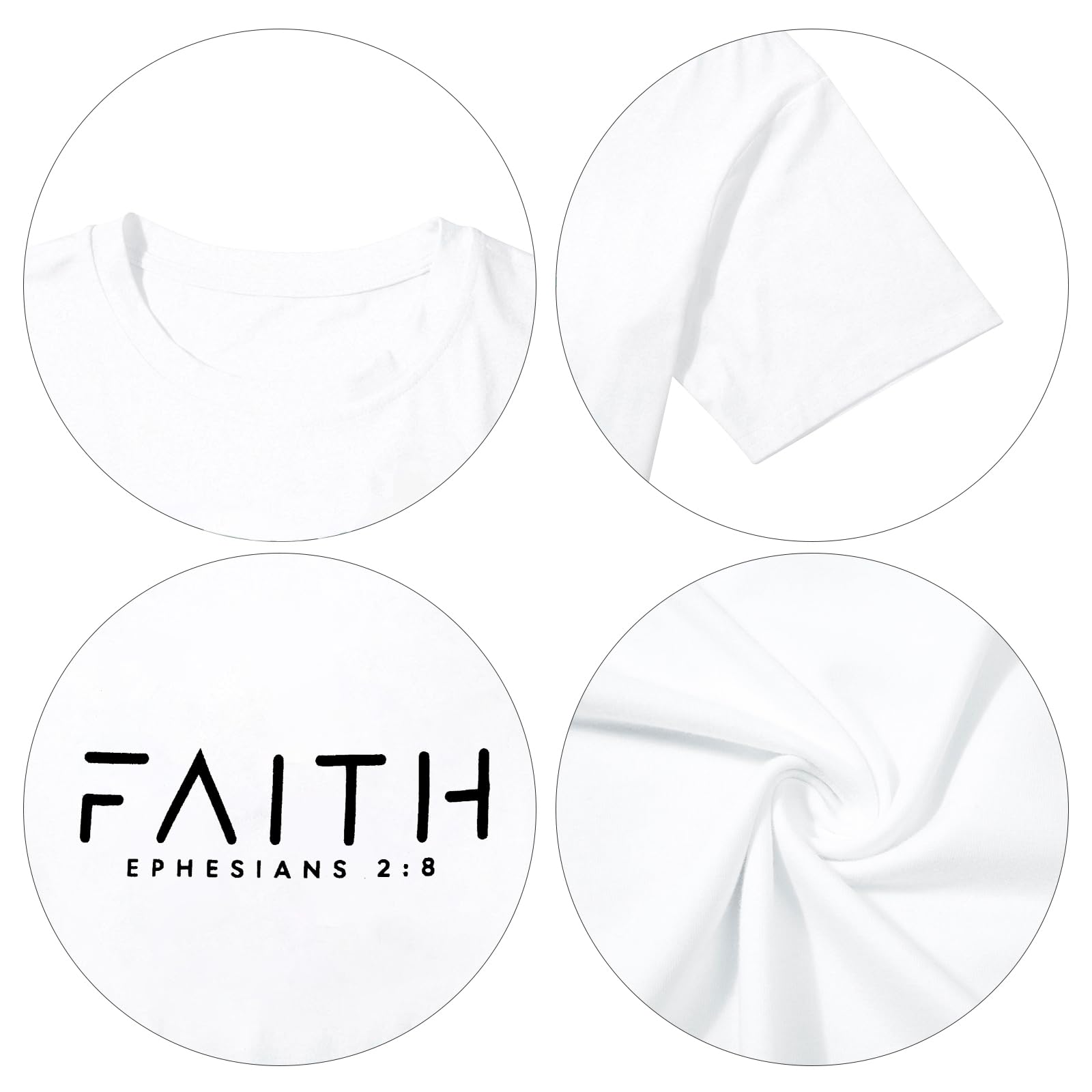 Christian Shirts:Faith Cross Printed T-Shirts