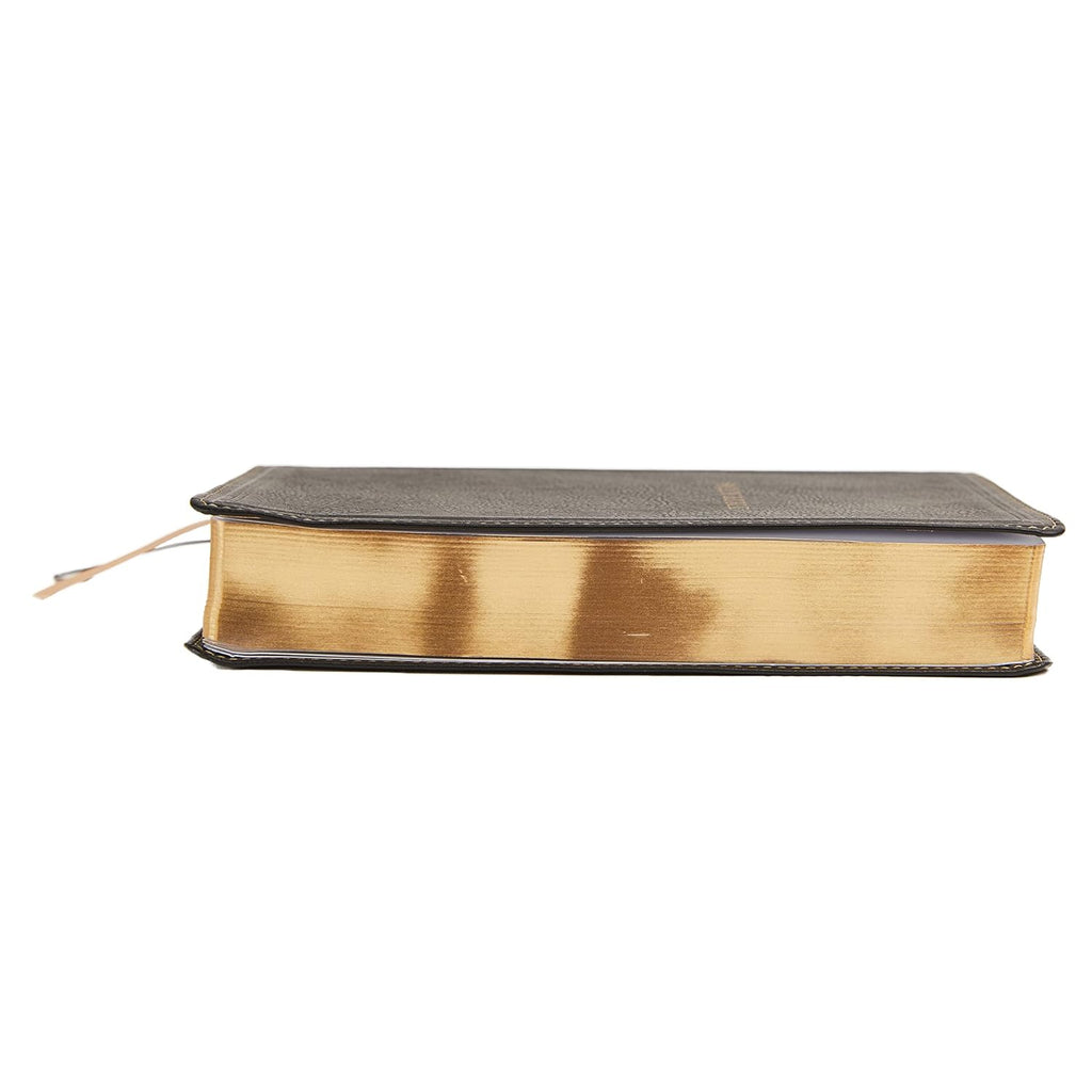 KJV, Personal Size Reference Bible, Genuine Leather, Black