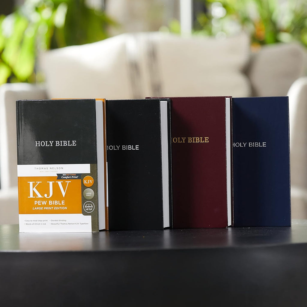 KJV, Large Print, Hardcover, Burgundy, Red Letter