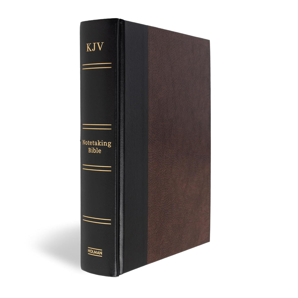 KJV Notetaking Bible, Black/Brown Hardcover