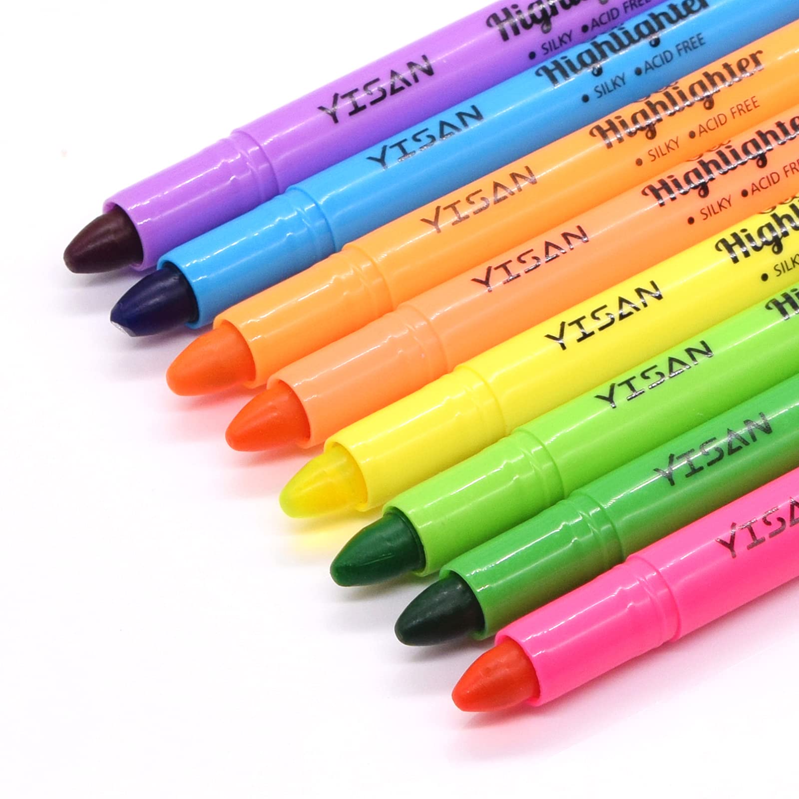 YISAN Bible Highlighters No Bleed Gel Highlighter