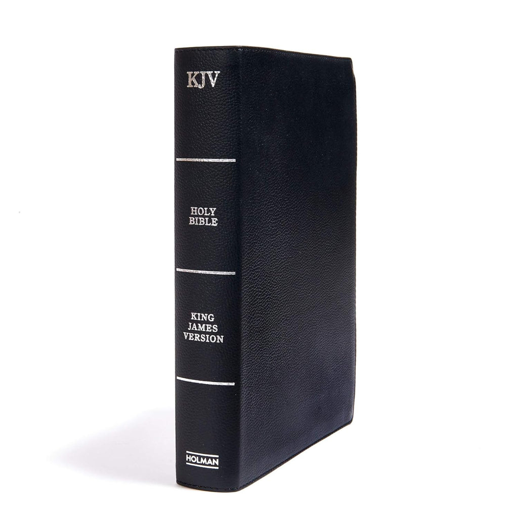 KJV Super Giant Print: Black Genuine Leather Reference Bible