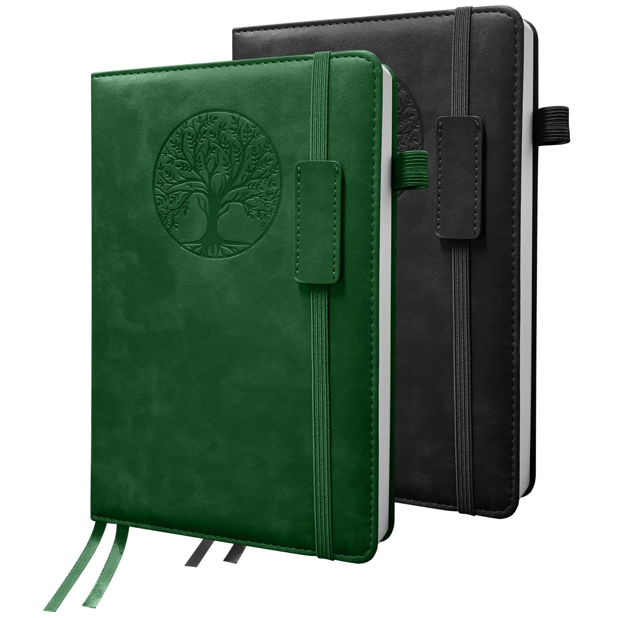 Notebook Journal 2 Pack, A5 Leather Notebooks