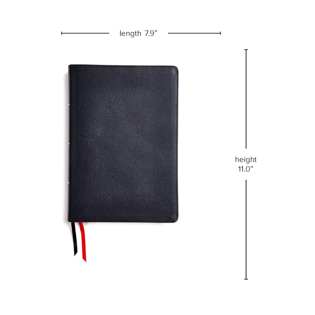 KJV Super Giant Print: Black Genuine Leather Reference Bible