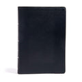 KJV Super Giant Print: Black Genuine Leather Reference Bible