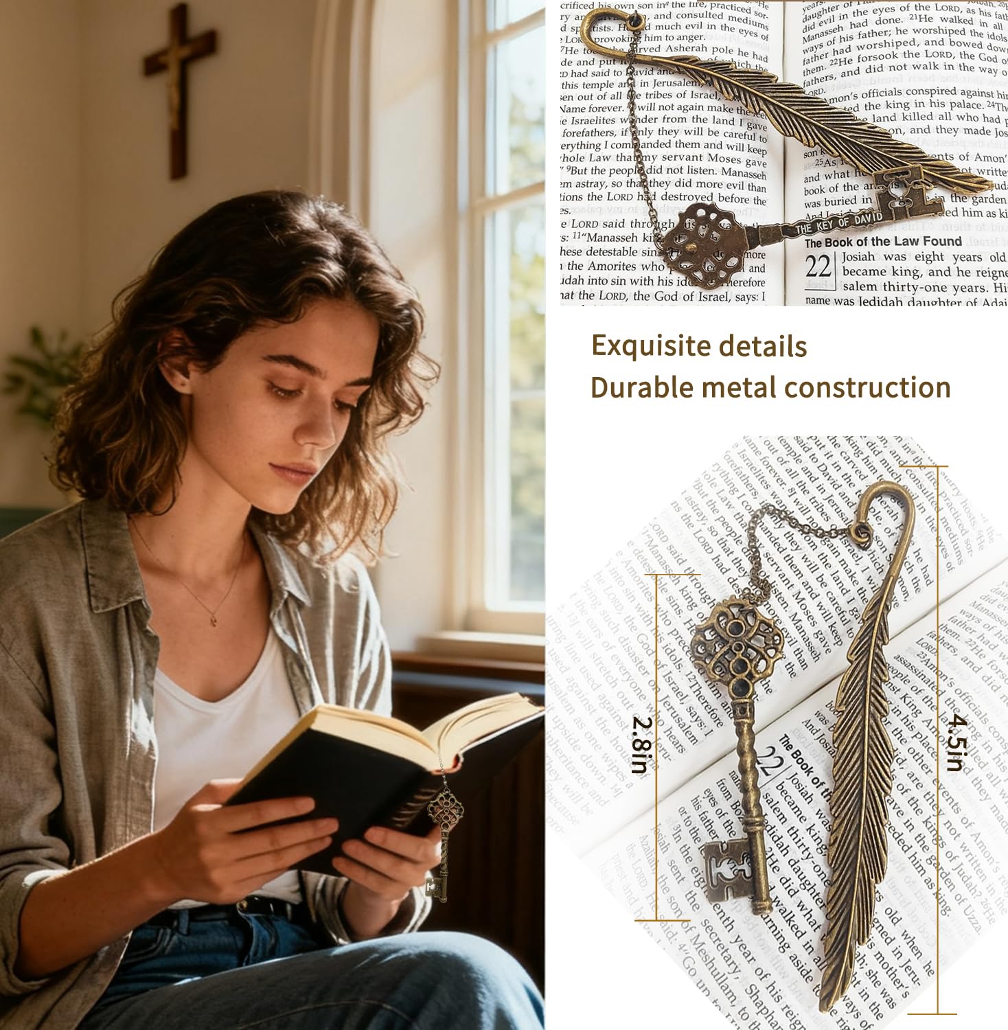 Bible Index Tabs & Metal Bookmark