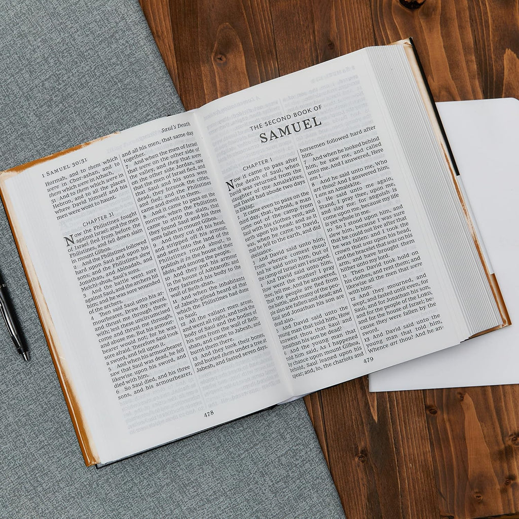 KJV, Large Print, Hardcover, Burgundy, Red Letter